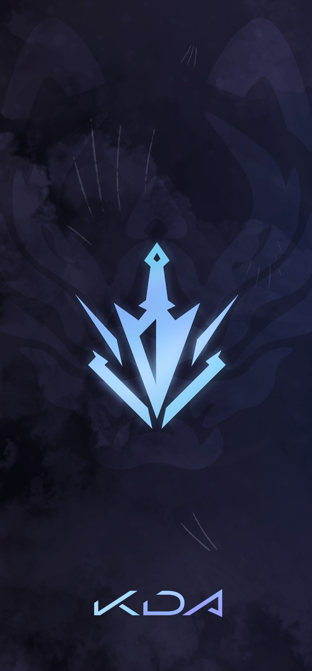 1004x2160 I made some simple edits to a KDA All Out wallpaper to turn it into a phone- wallpaper dedicated to Akali