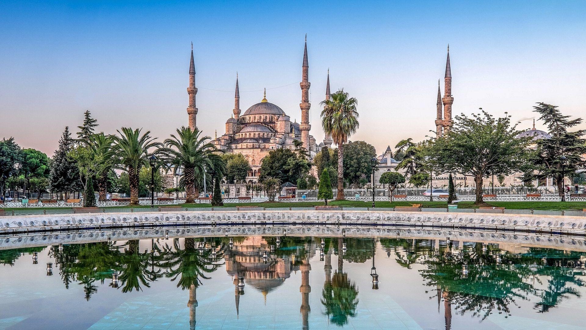 1920x1080 Download wallpaper 1920x1080 blue mosque, sultan ahmet mosque