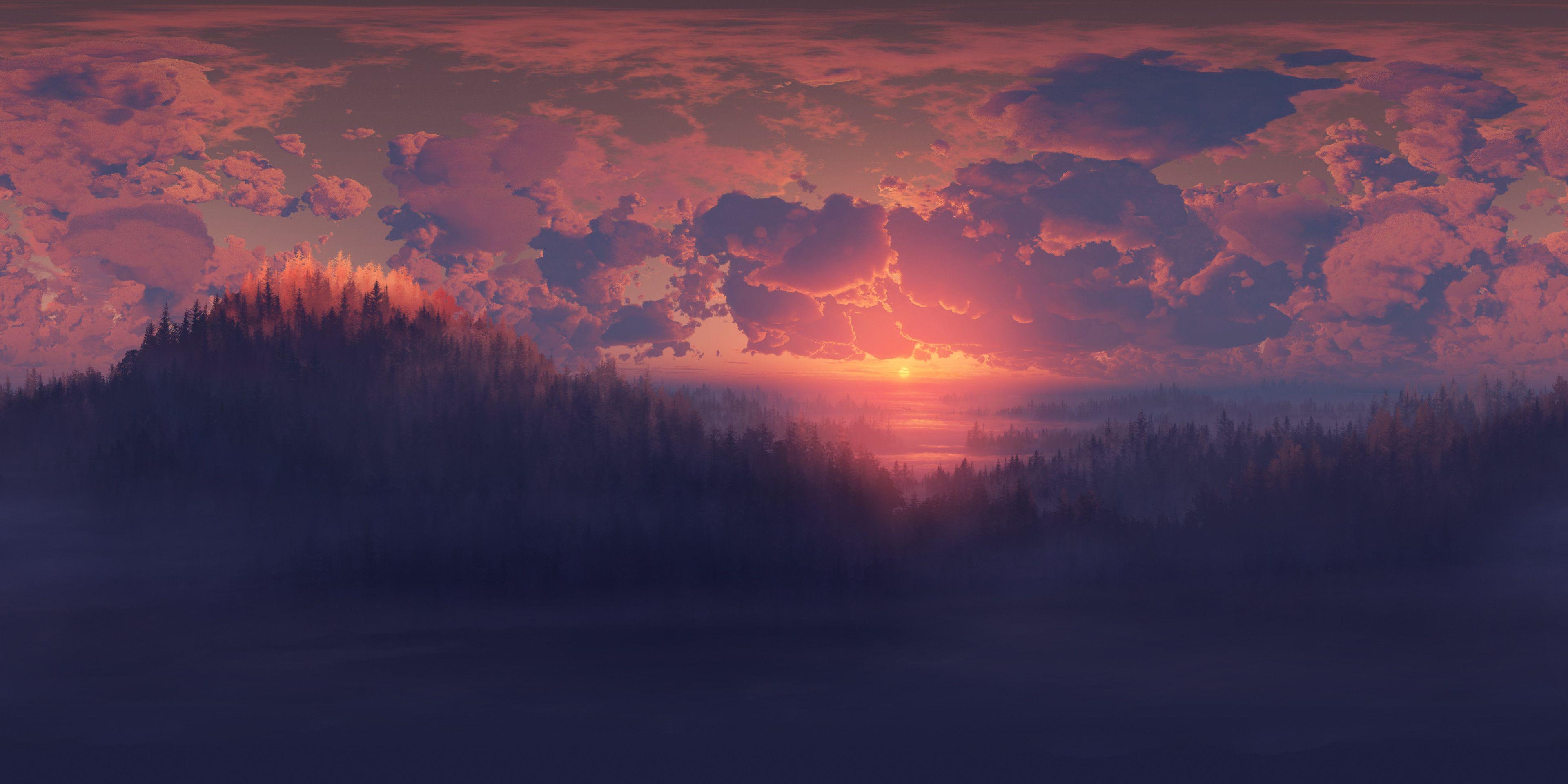 3840x1920 Elias Forest Landscape Scenery 2560x1080 Resolution HD 4k Wallpaper, Image, Background, Photo and Picture