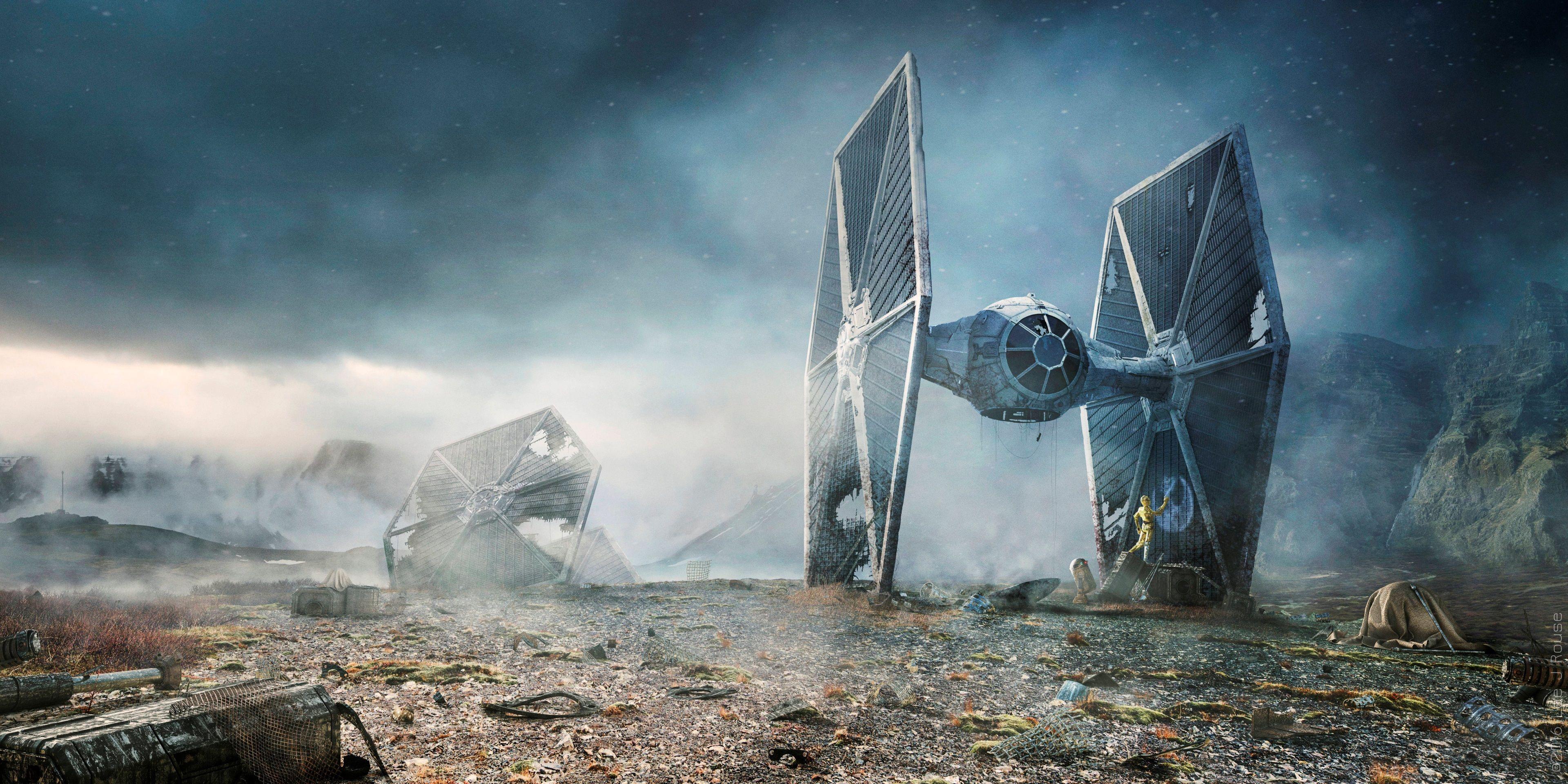 3840x1920 tie fighter 4k latest computer wallpaper. Star wars wallpaper, Tie fighter wallpaper, Star wars background