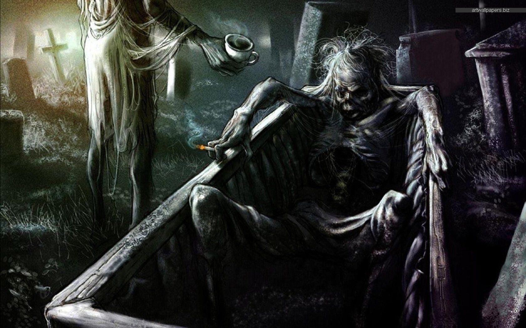 1680x1050 Dark Horror Wallpaper