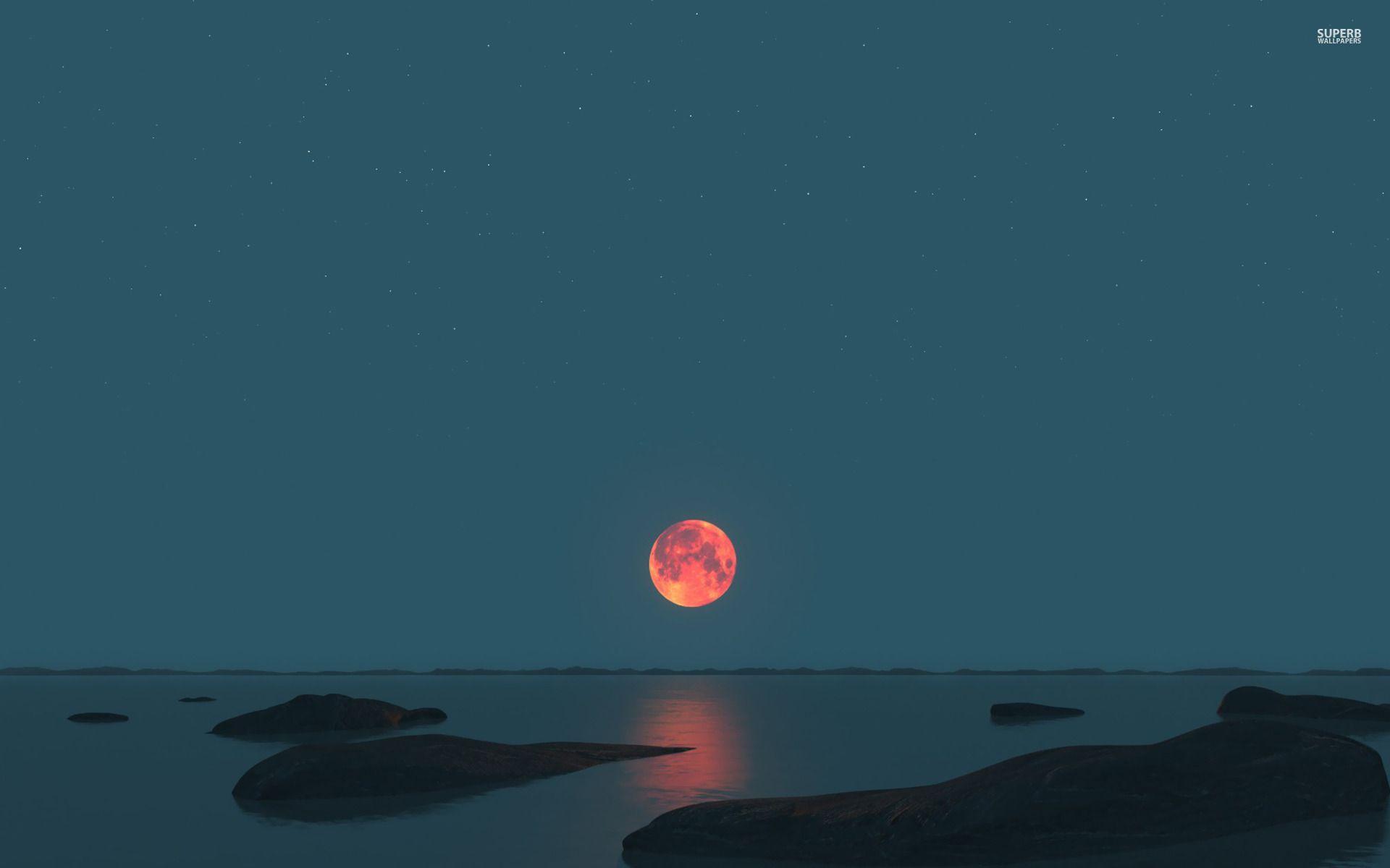 Red Moon Wallpapers Group 81