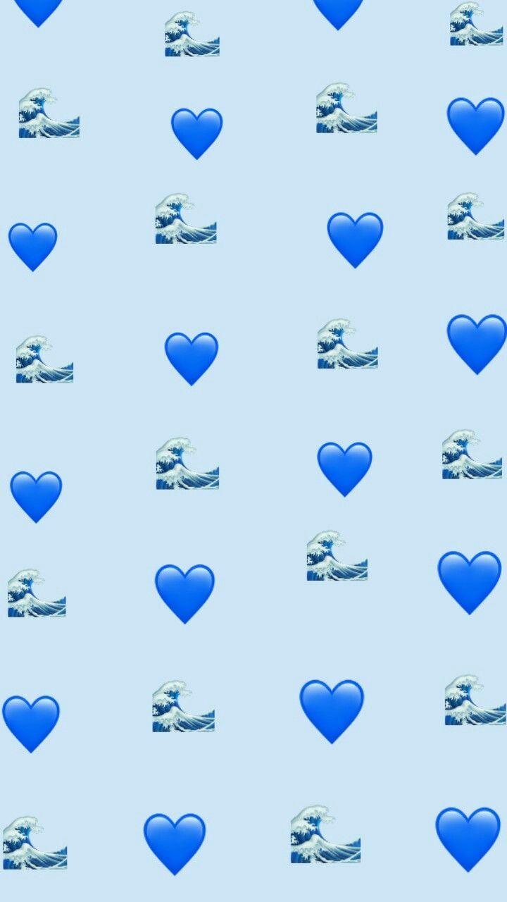 Emoji Blue Wallpapers Top Free Emoji Blue Backgrounds Wallpaperaccess