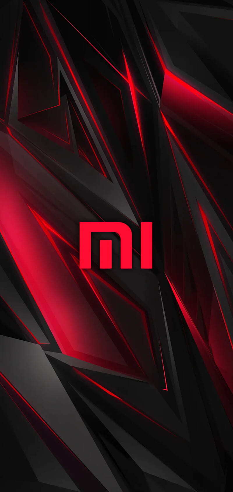 800x1689 Xiaomi MIUI HyperOS Google Android Default Stock Red Xiaomi Logo