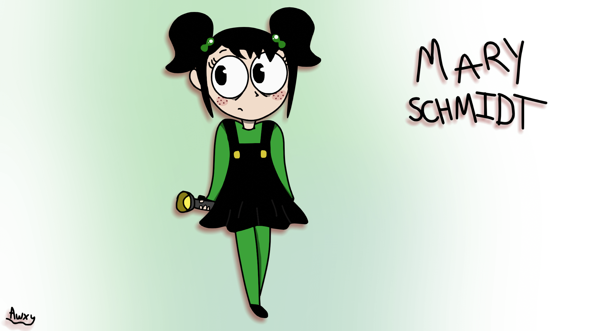 1920x1080 Cartoon artwork of Mary Schmidt from Five Nights at Candy's 3! Took ages to make. I hope you like it