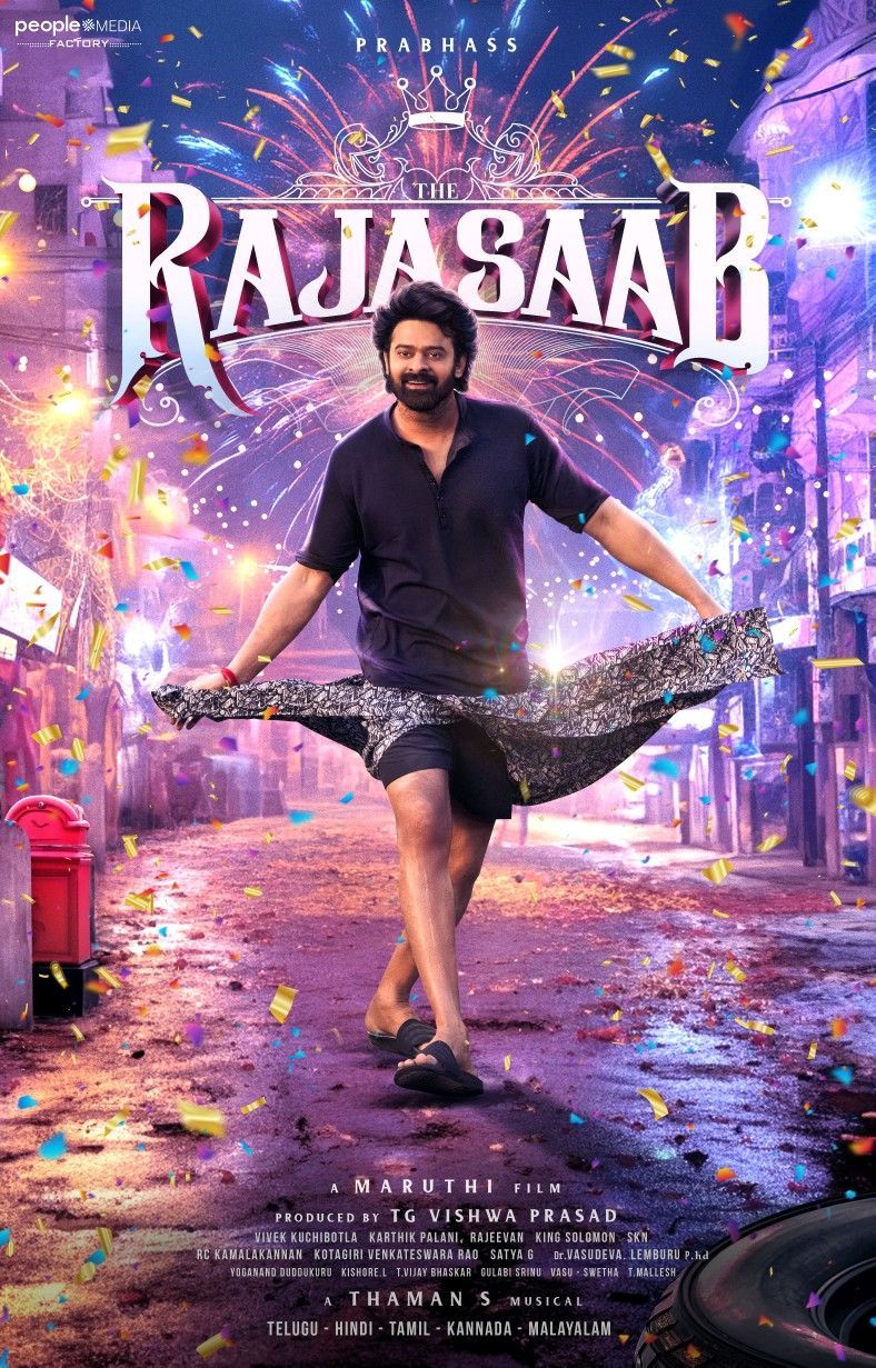 788x1231 New movie posters. Prabhas actor, New movie image, Raja saab prabhas