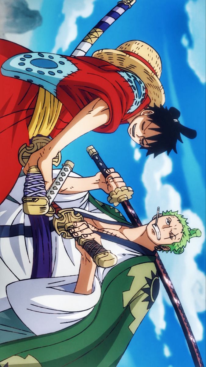 675x1200 Luffy and Zorojuro