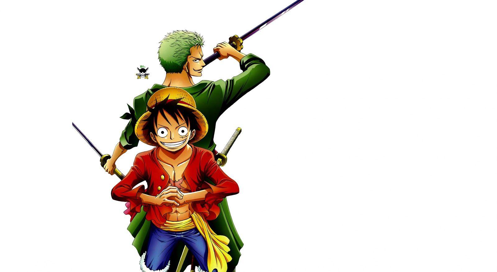 1600x876 Luffy Zoro Desktop Wallpaper