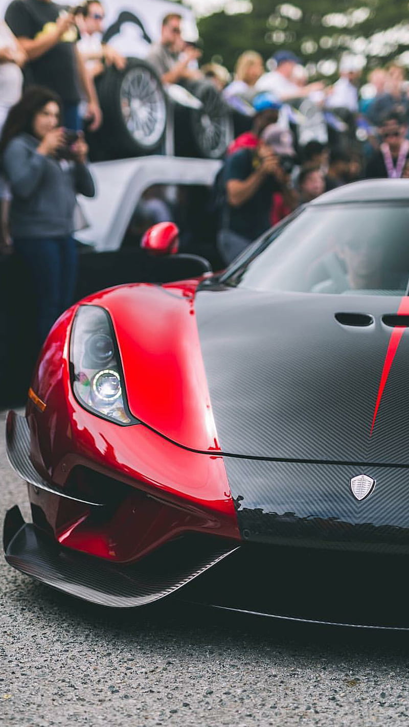 800x1422 Carbon Regera, koenigsegg, regera, red, carbon, car, hypercar, supercar sports, HD phone wallpaper