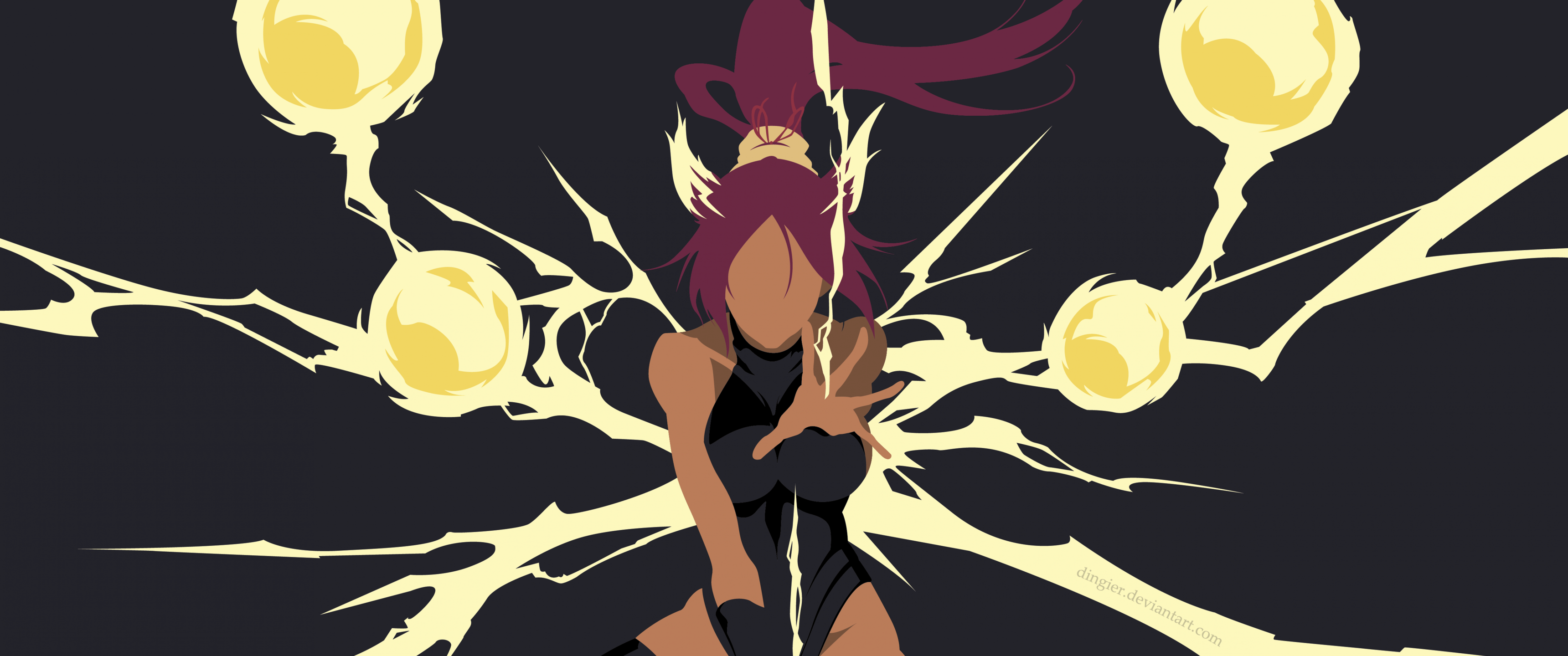 3440x1440 Yoruichi Shihouin Wallpaper 4K, Bleach, 5K