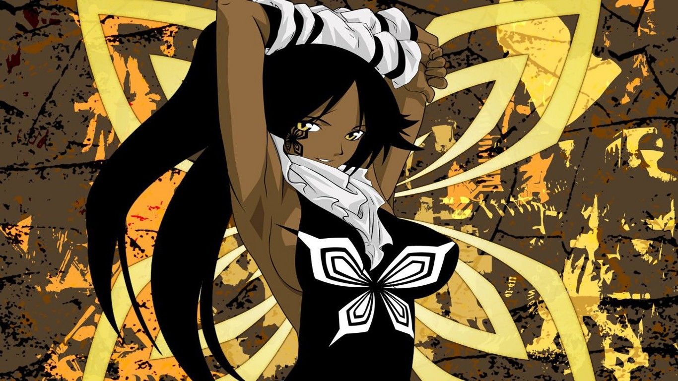 1366x768 anime, Bleach, Shihouin Yoruichi Wallpaper HD / Desktop and Mobile Background