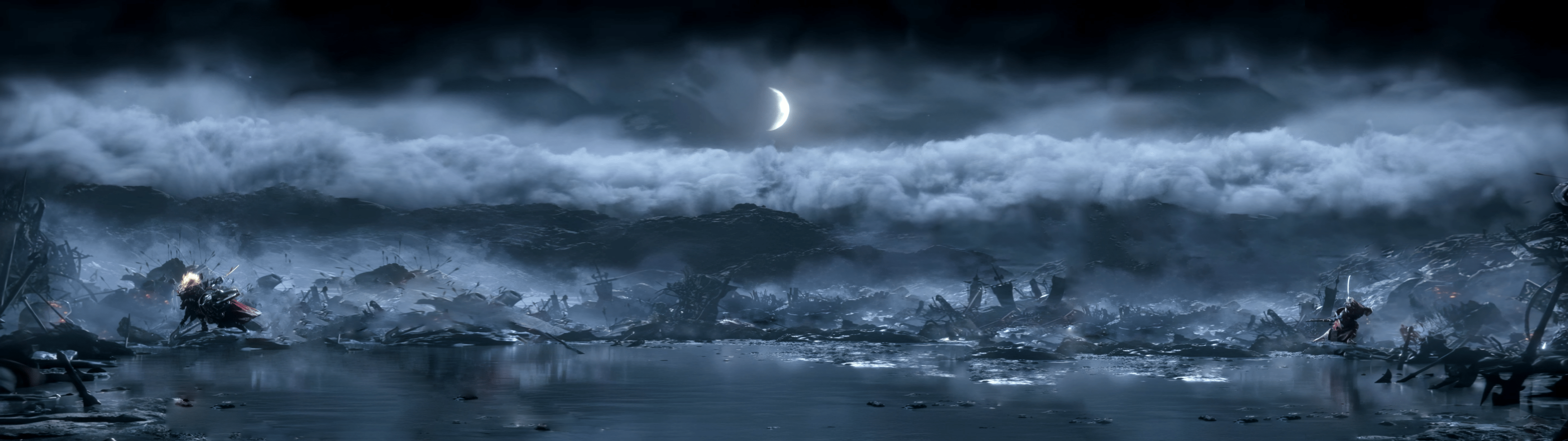 3840x1080 Dual Screen Fantasy Wallpaper