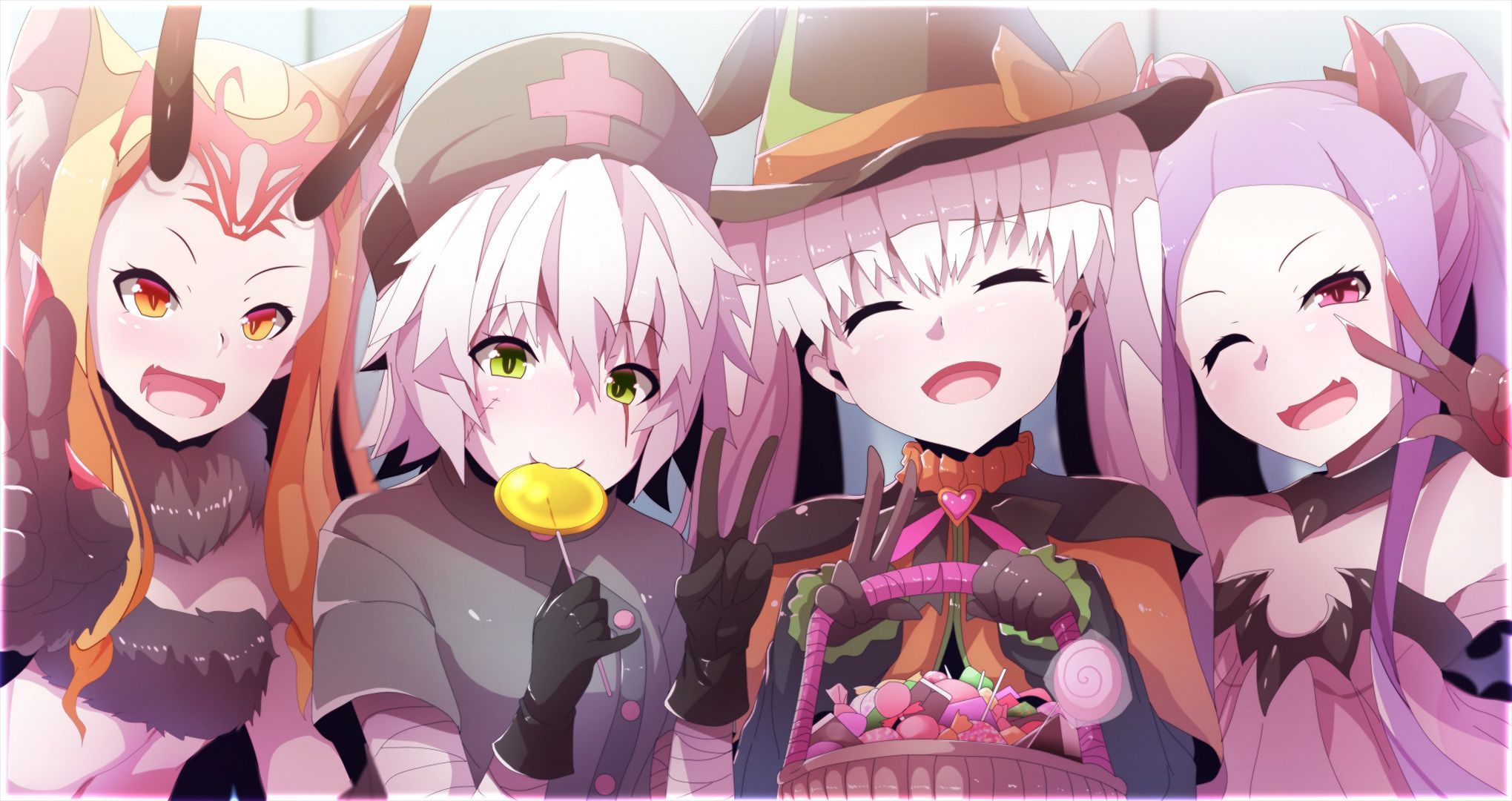 2039x1080 Phone Wallpaper: Wu Zetian (Fate Grand Order), Anime, Fate Grand Order, Ibaraki Douji, Jack The Ripper (Fate Apocrypha), Nursery Rhyme, Fate Series 428130