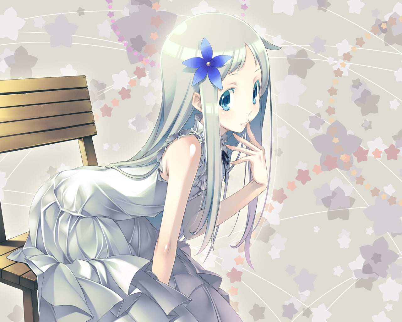 1280x1024 Enma illustration, Honma Meiko, Ano Hi Mita Hana no Namae wo Bokutachi wa Mada Shiranai, anime HD wallpaper