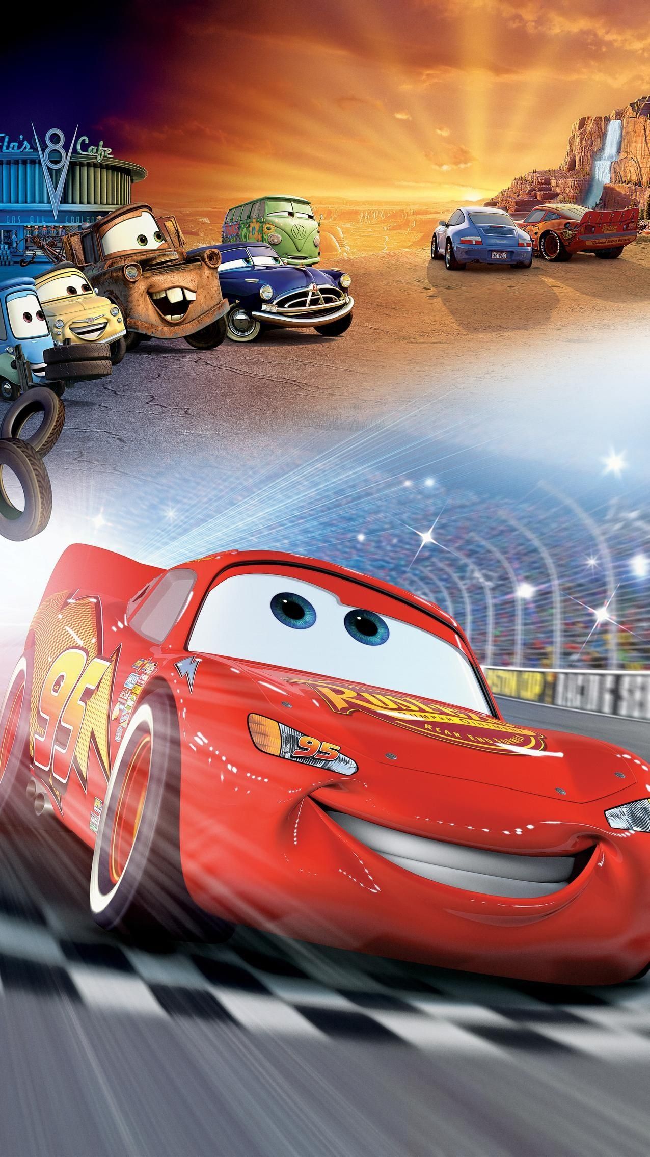 1276x2270 Cars Movie Phone Wallpaper