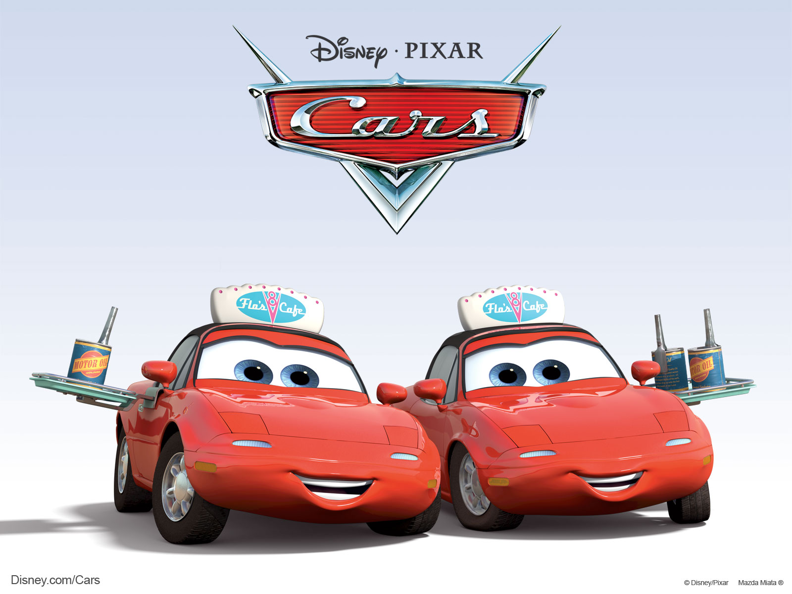 1600x1200 Mia And Tia From Disney Pixar Cars Movie Desktop Wallpaper