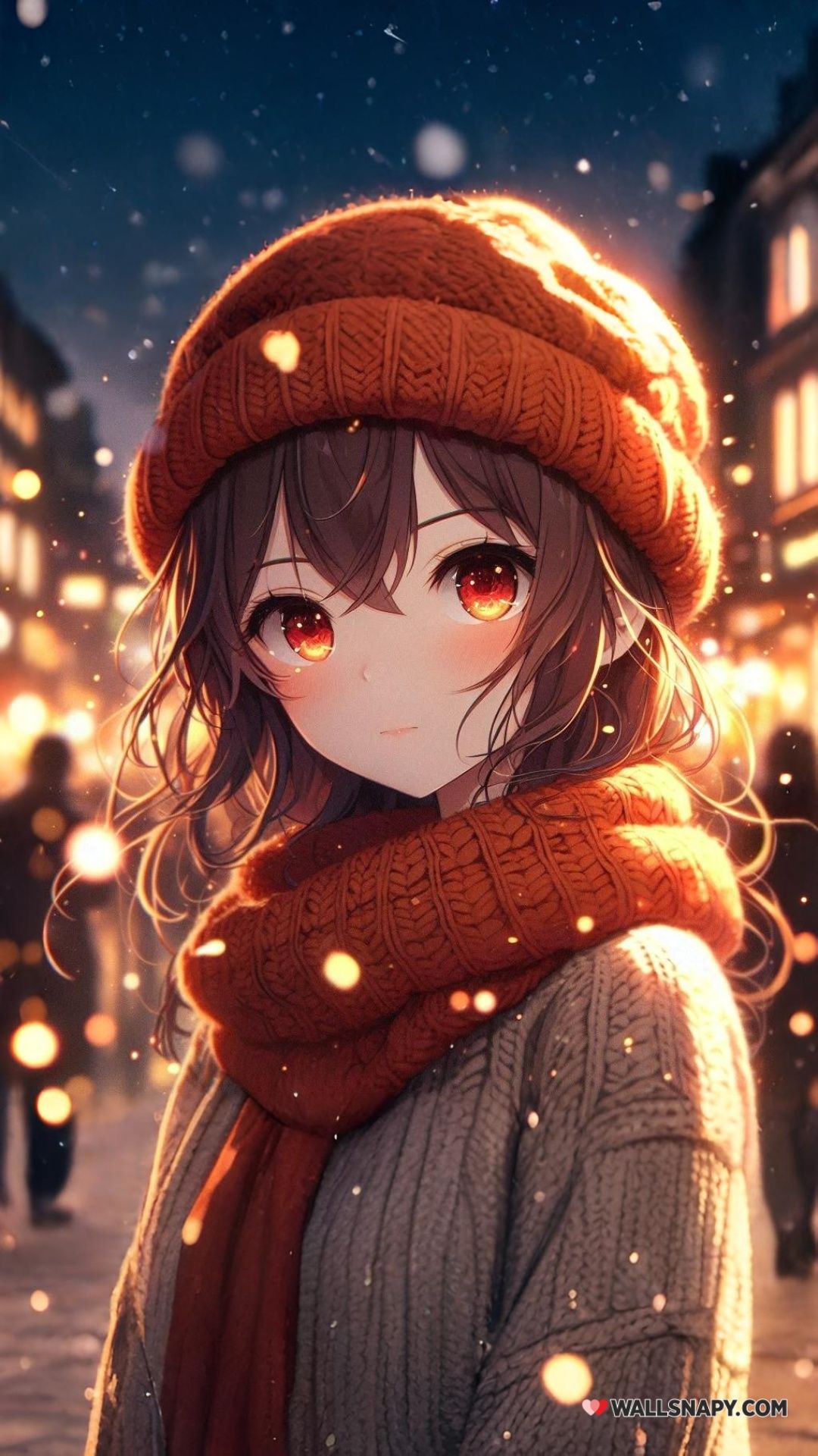1080x1920 Cute anime girl ai art image free download portrait