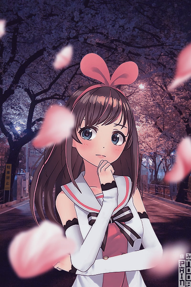 800x1200 Kizuna A I, aesthetic, ai, anime, blossom, kawai, kizunaai, pink, sakura, HD phone wallpaper