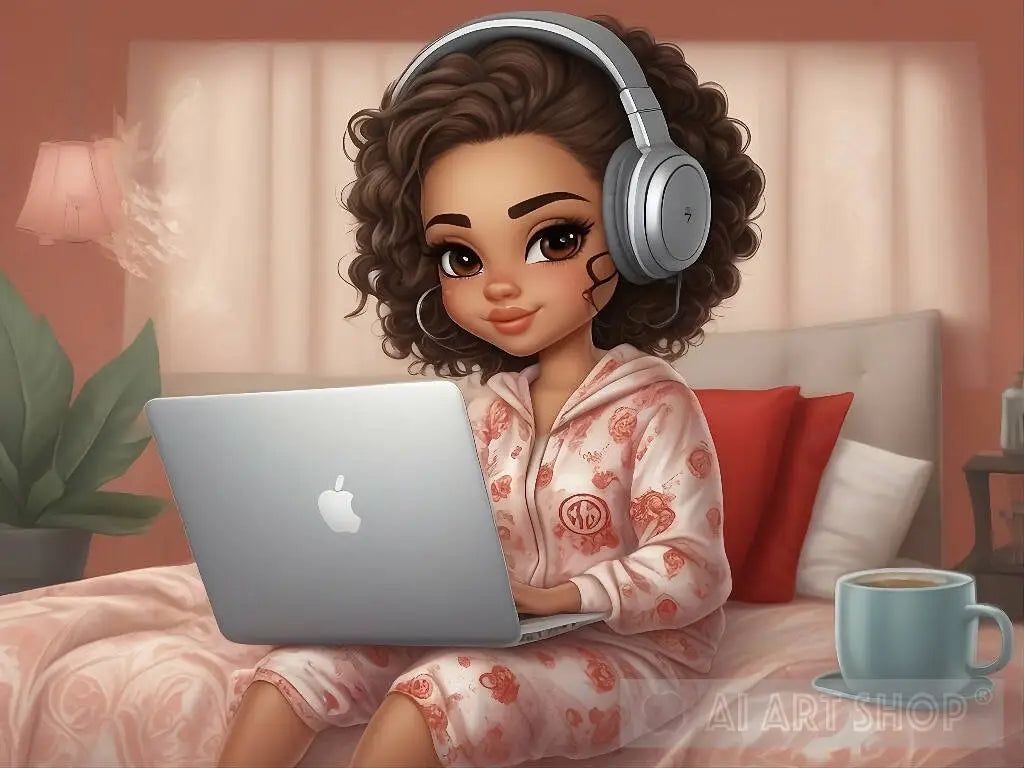 1024x768 cute girl listening to music