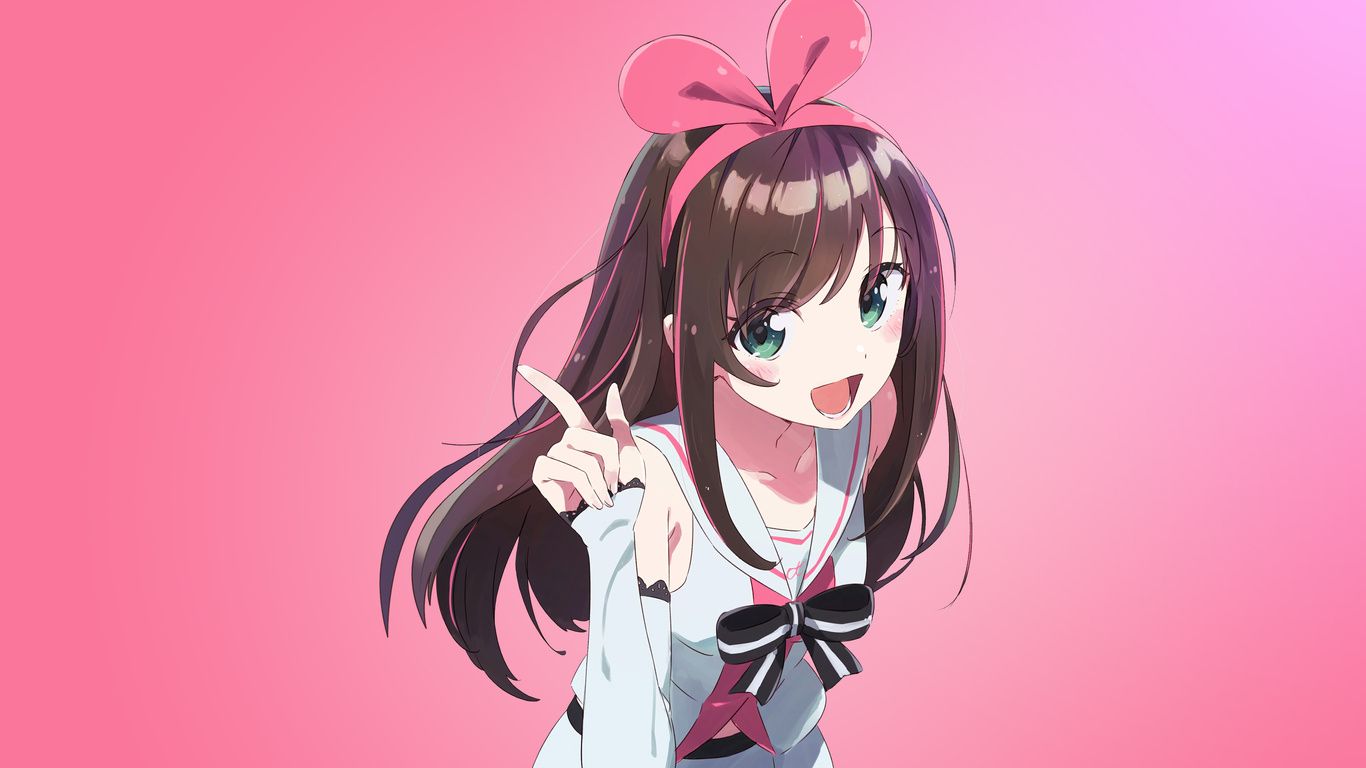 1366x768 Kizuna Ai 4k Laptop HD , HD 4k Wallpaper, Image, Background, Photos and Picture