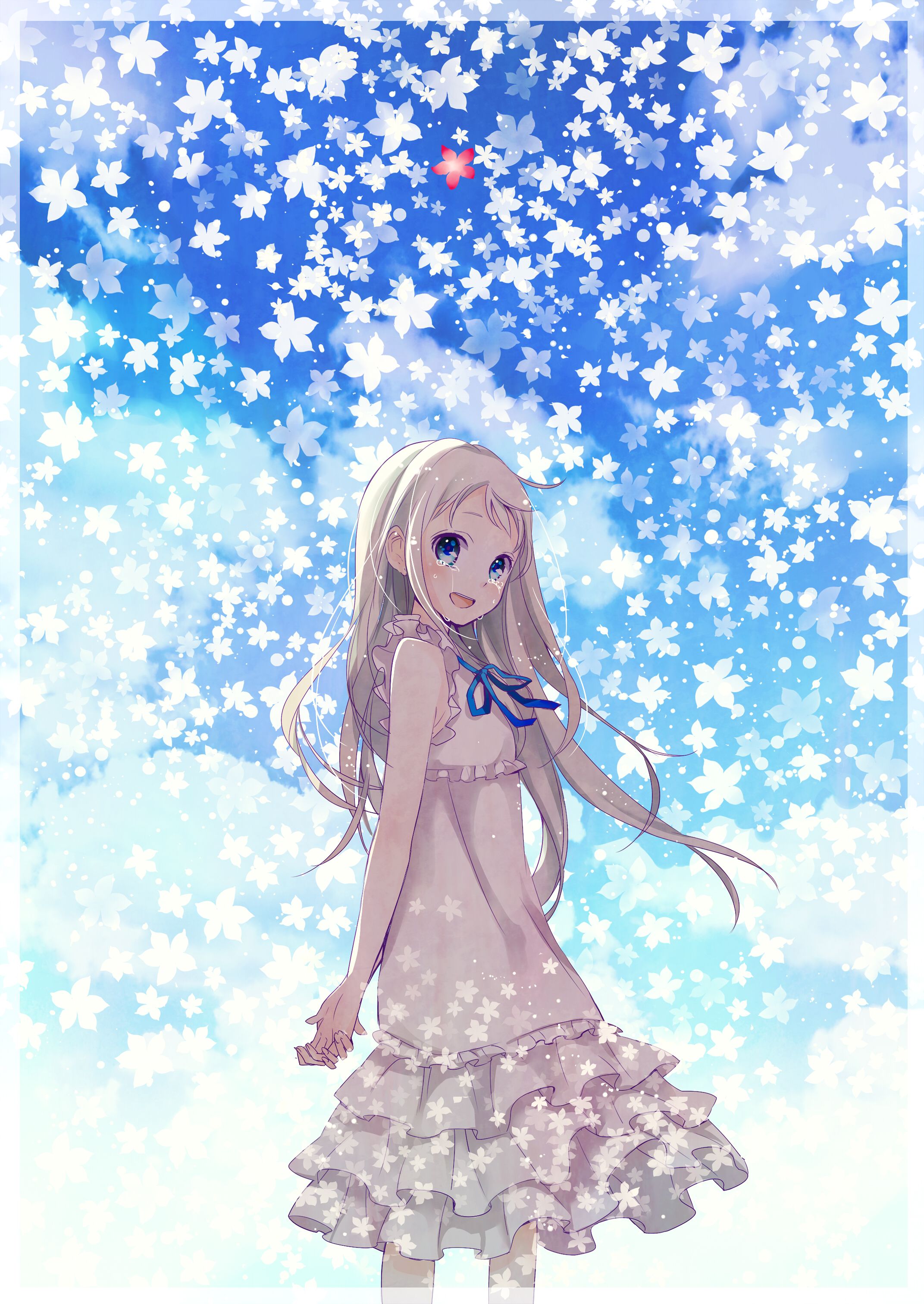 2143x3023 Honma Meiko Hi Mita Hana no Namae o Bokutachi wa Mada Shiranai. Wallpaper by Yuzuki Kihiro Anime Image Board
