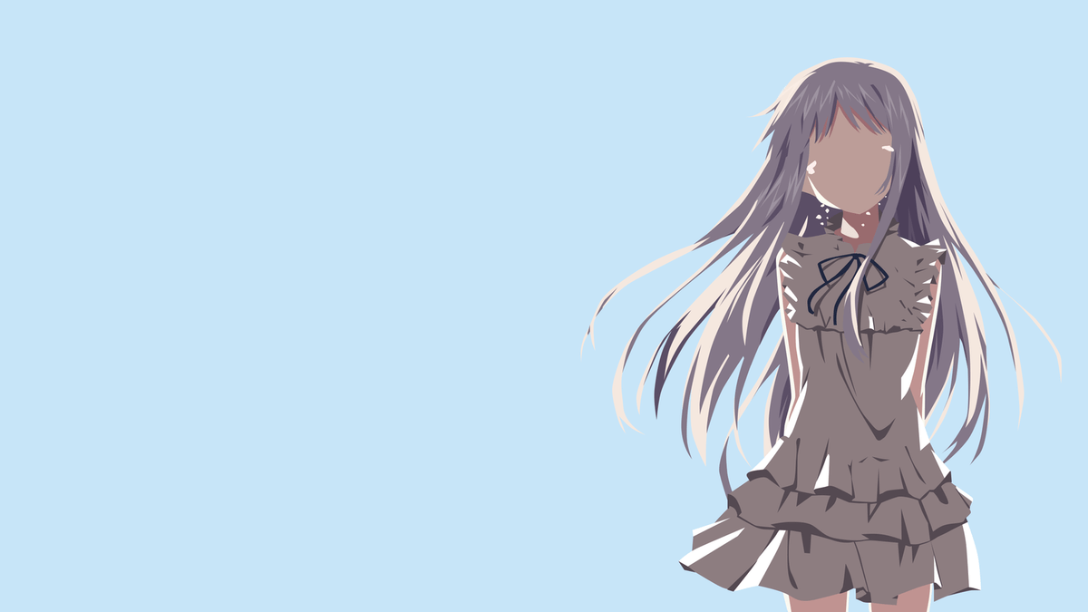 1200x675 Anime honma meiko girls minimalism ano hi mita hana no Playmat Gaming Mat