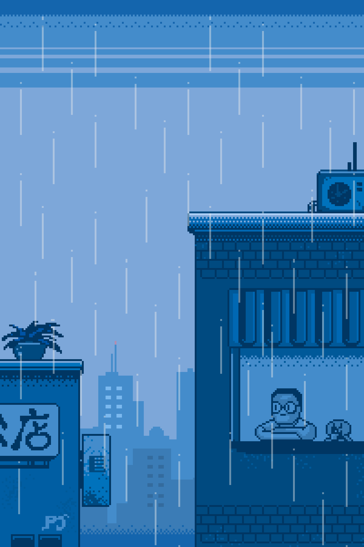 1200x1800 Pixel Rain