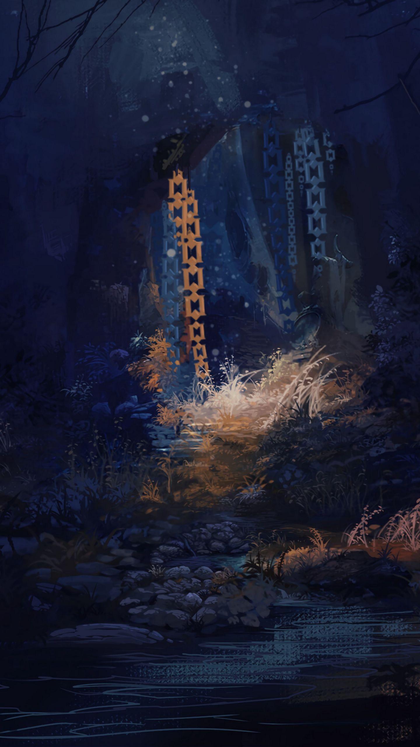 1440x2560 Download wallpaper 1440x2560 forest, dark, art qhd samsung galaxy s s edge, note, lg g4 HD background