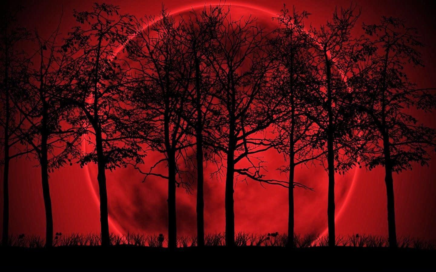 1440x900 Red Moon wallpaper free download for android smart phones Urpouch