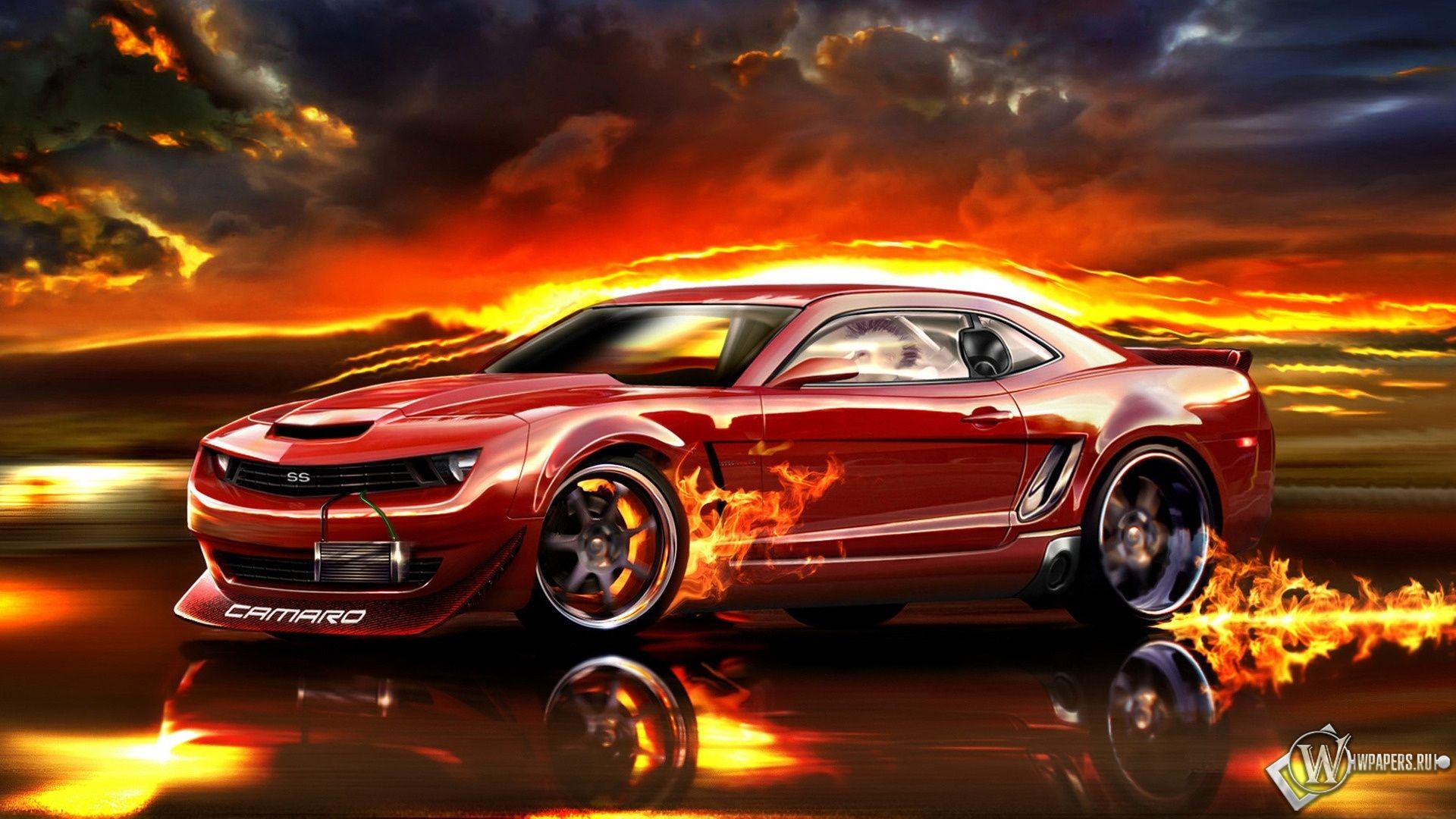 1920x1080 Chevrolet Camaro SS Red HD Wallpaper 379 - Chevrolet HD Wallpaper