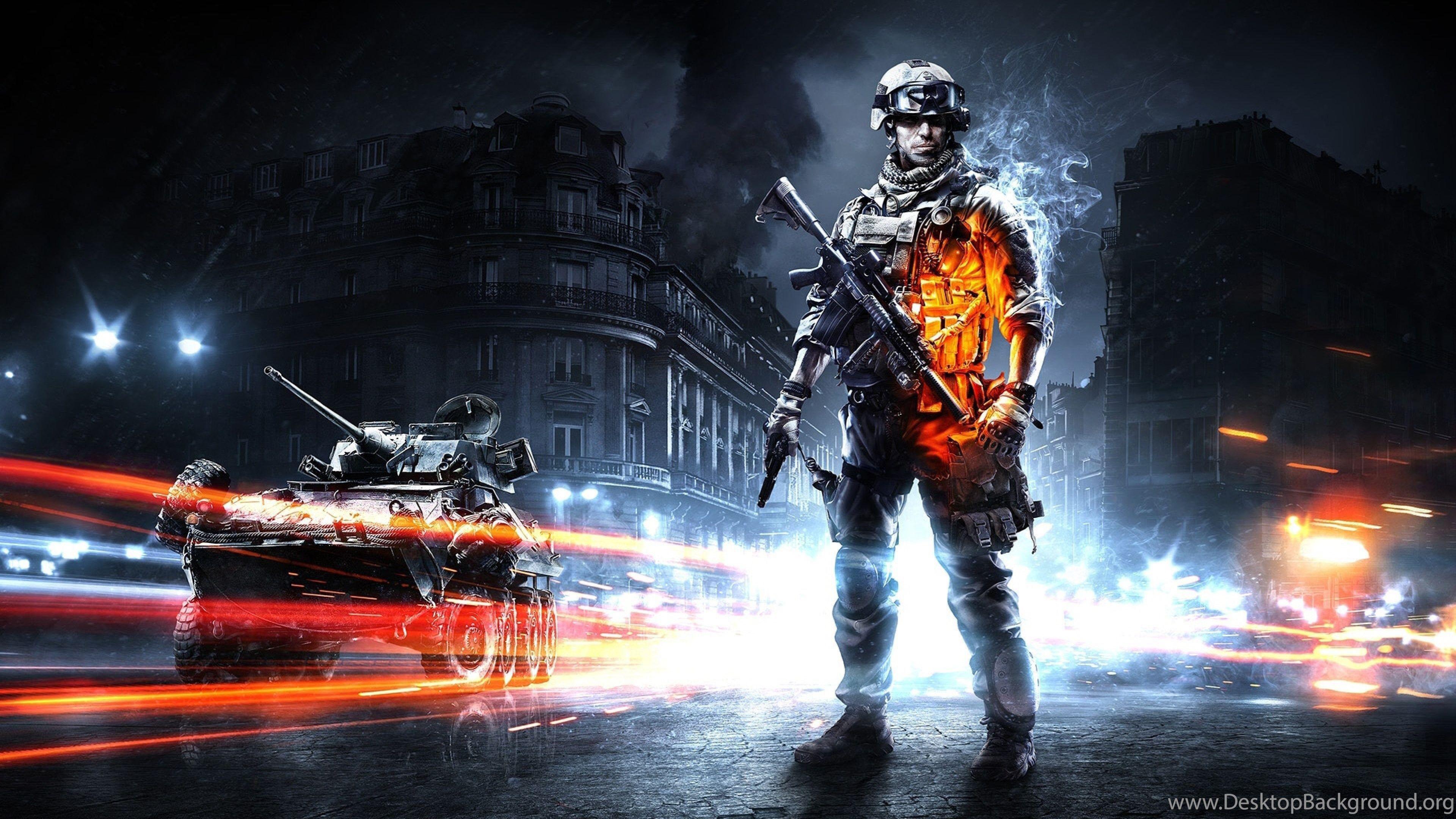 3840x2160 Download Wallpaper 3840x2160 Battlefield, Soldier, Equipment. Desktop Background