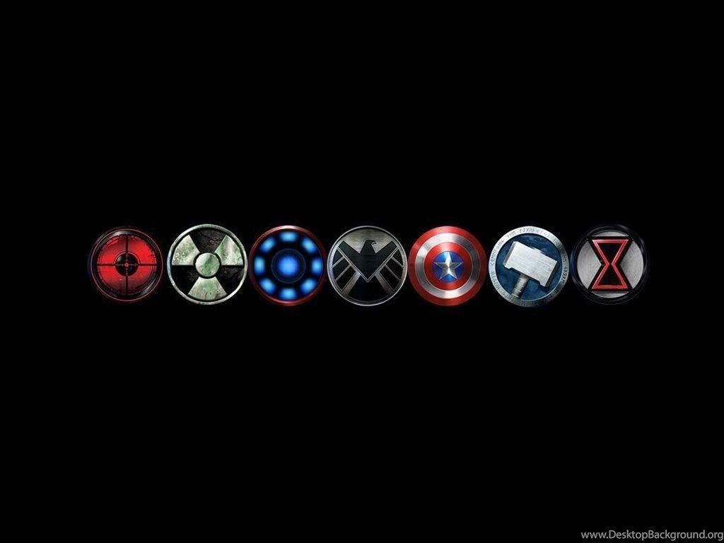 1024x768 Avengers Logo Wallpaper (x Post From R Avengers) : Marvel Desktop Background