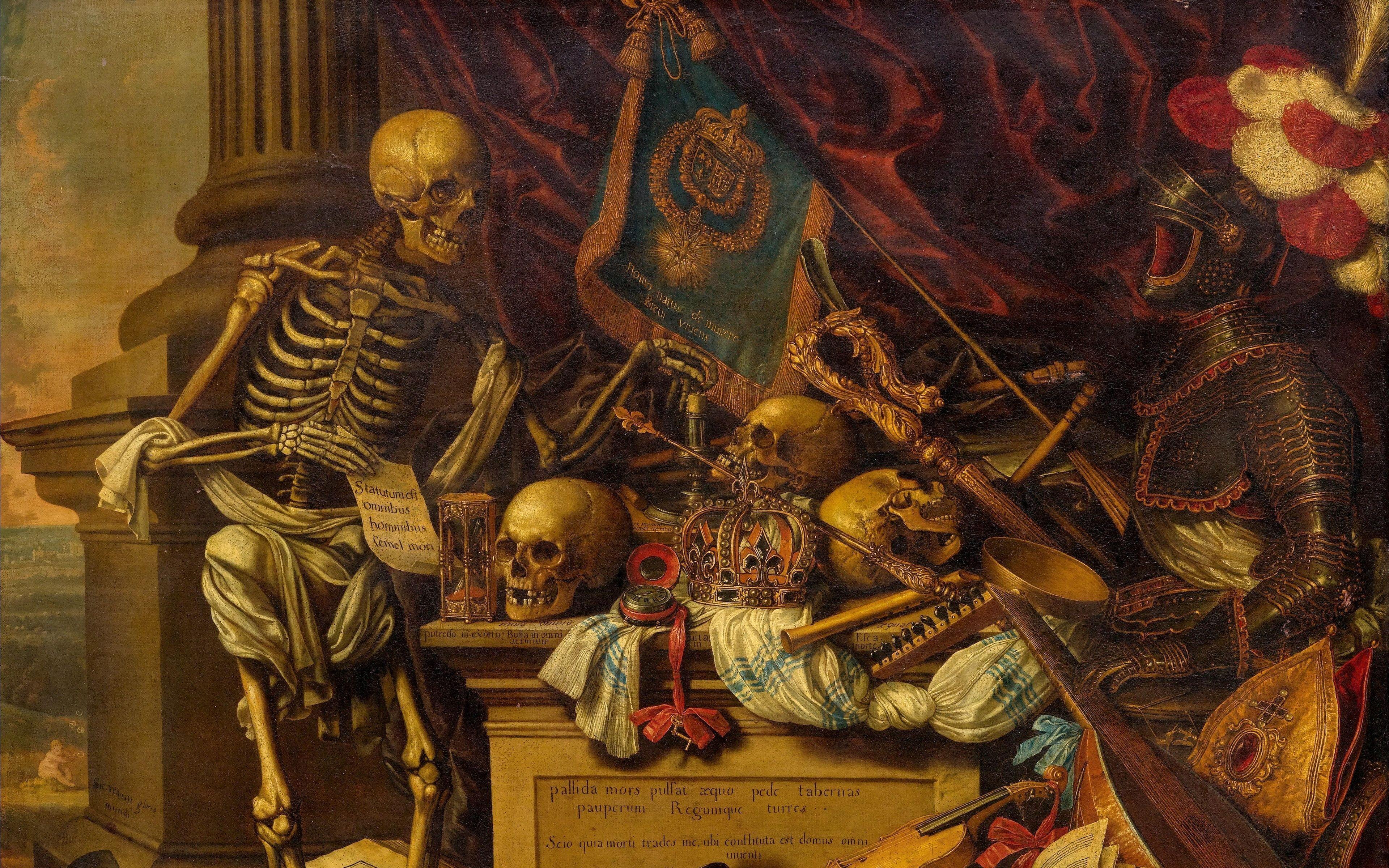 3840x2400 memento Memento Mori Oil on canvas Flemish painter Flemish painter Carstian Luyckx Karsten Luix K #wallpaper #hdwallpa. Vanitas, Memento mori art, Memento mori