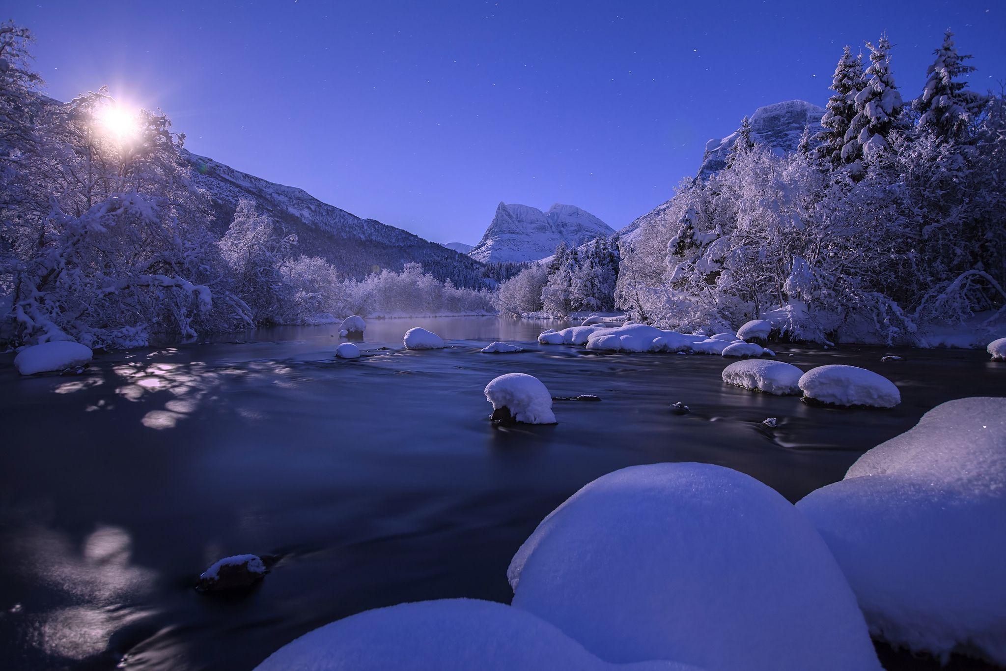 2048x1365 High definition desktop wallpaper of Norway, wallpaper of Norway, winter