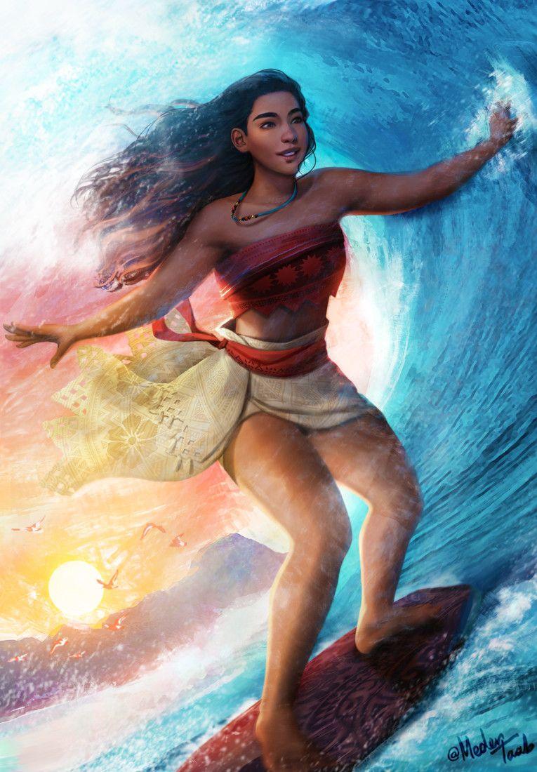 765x1100 Realistic Moana Fan Art
