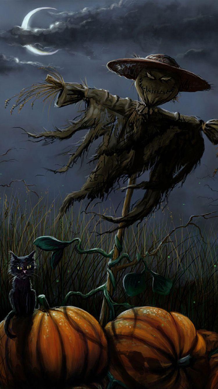 750x1334 Scary Halloween Phone Wallpaper