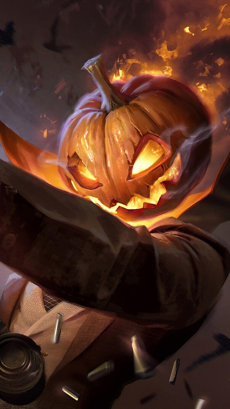 750x1334 Spooky Halloween Wallpaper Free HD Wallpaper