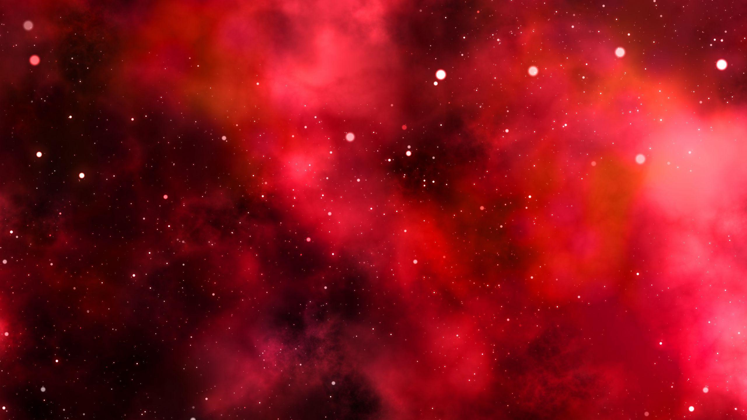 2560x1440 Download wallpaper 2560x1440 galaxy, space, red, shine, universe widescreen 16:9 HD background