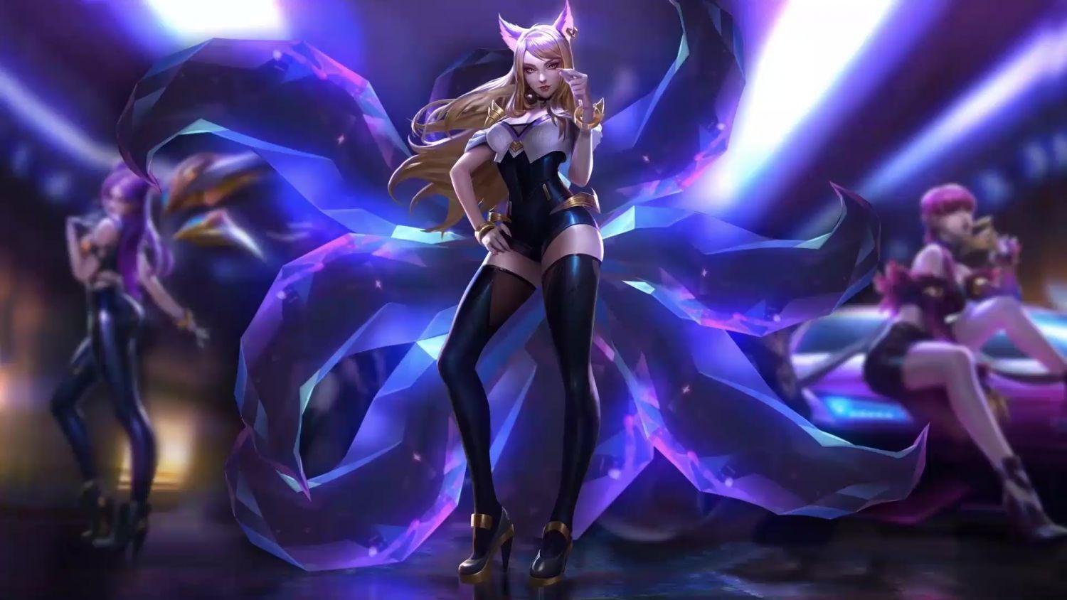 1500x844 Kda Ahri League Of Legends Live Wallpaper