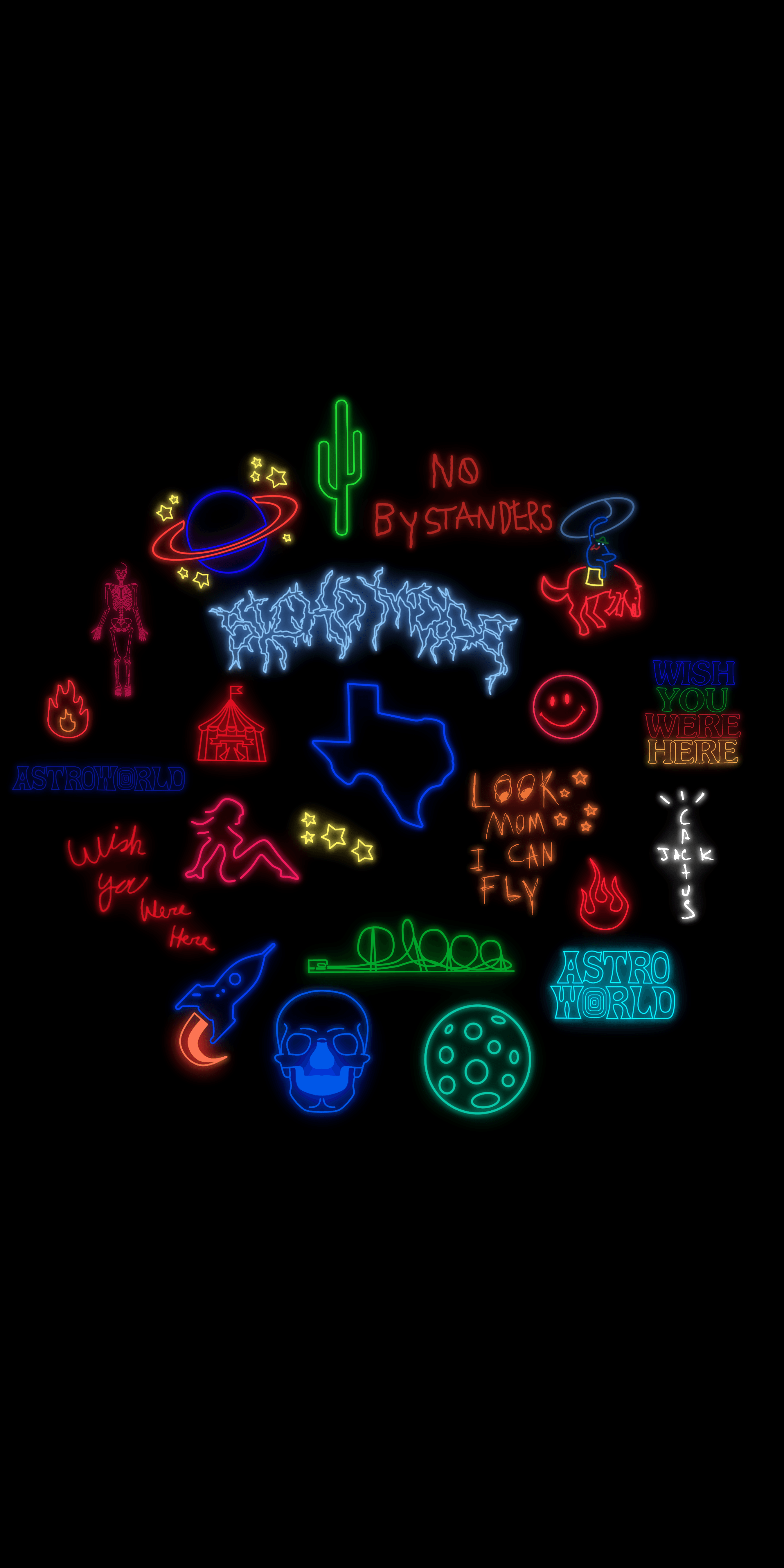 2700x5400 Aesthetic Travis Scott Wallpaper