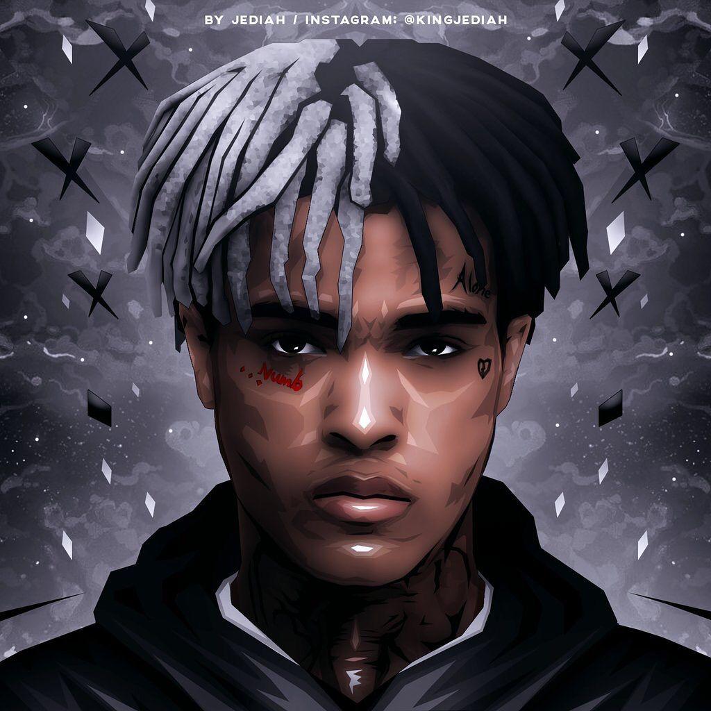 1024x1024 Xxxtentacion Anime Wallpaper