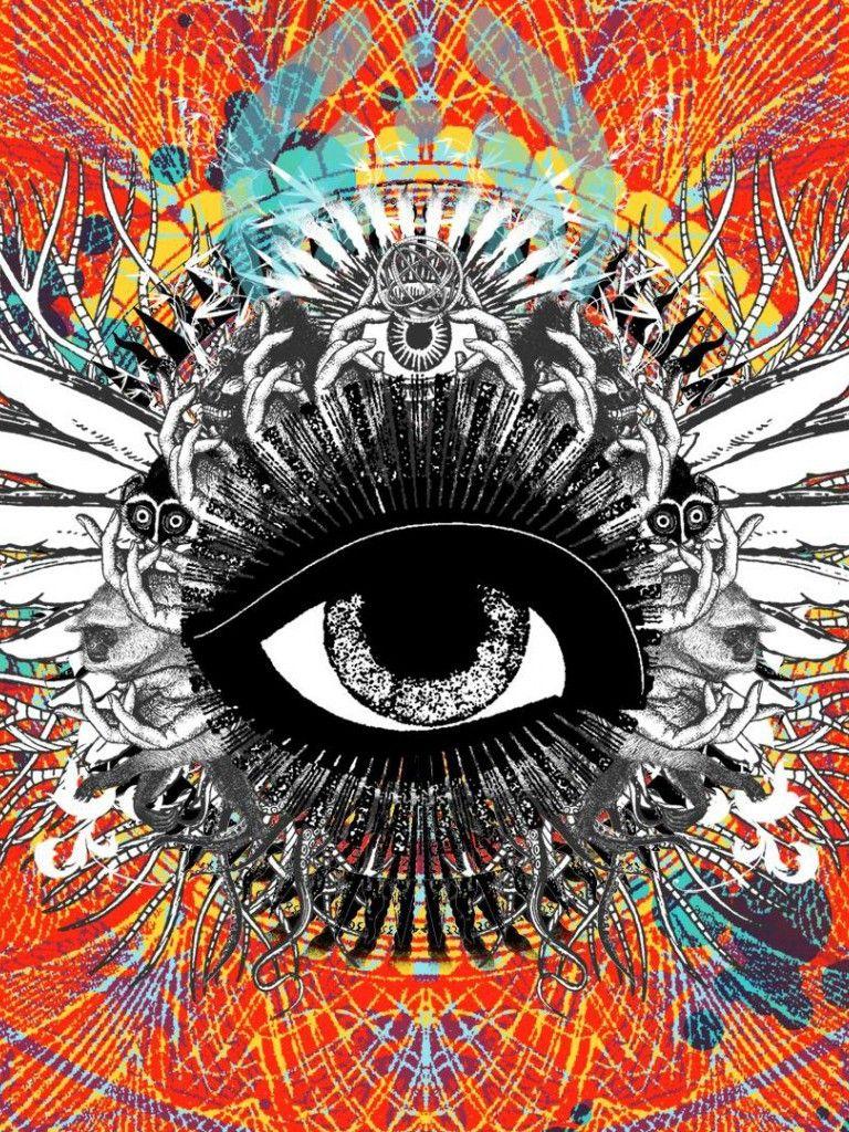 768x1024 Download 768x1024 Bassnectar Divergent Spectrum Wallpaper