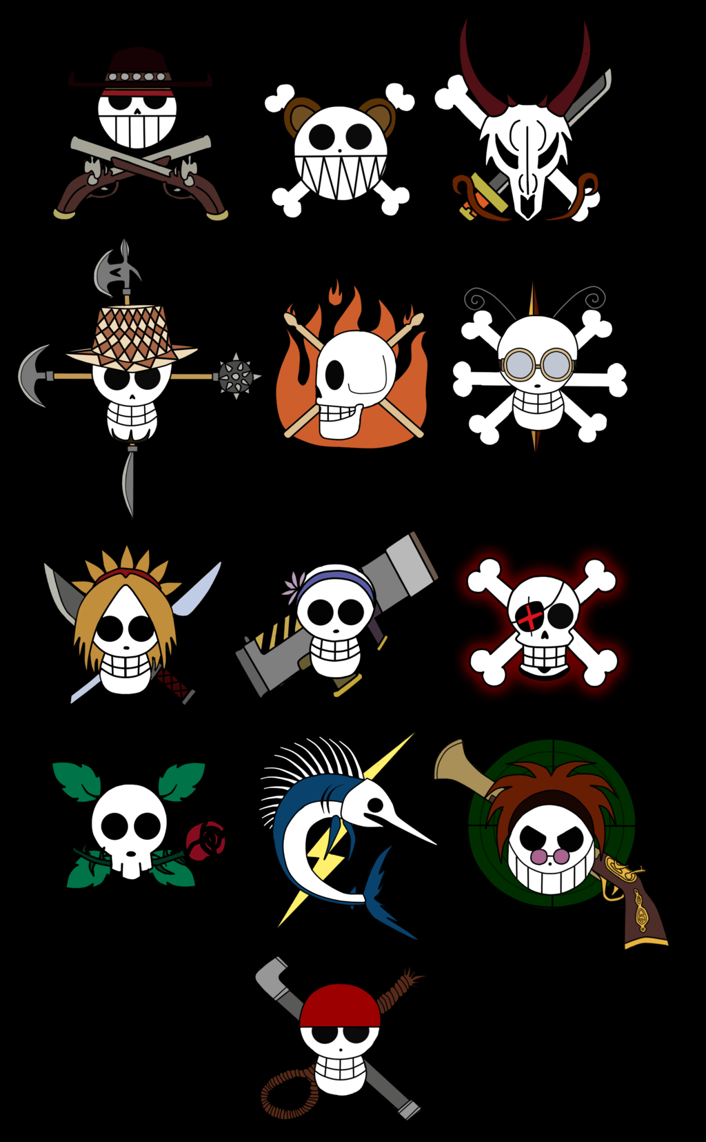 One Piece Pirate Symbols