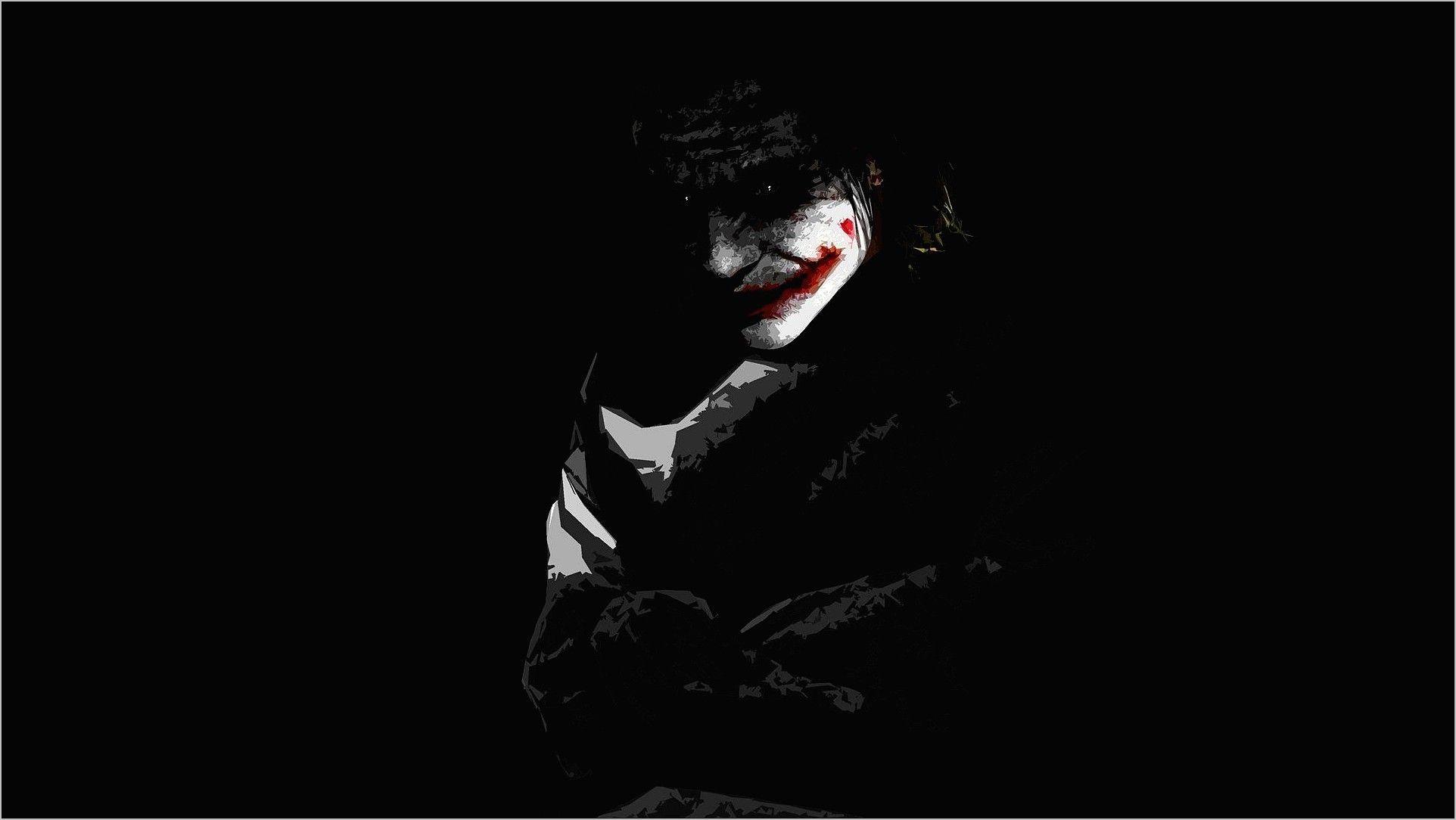 1924x1084 Joker Black Wallpaper 4k in 2020. Hình nền đen, Joker, Hình nền