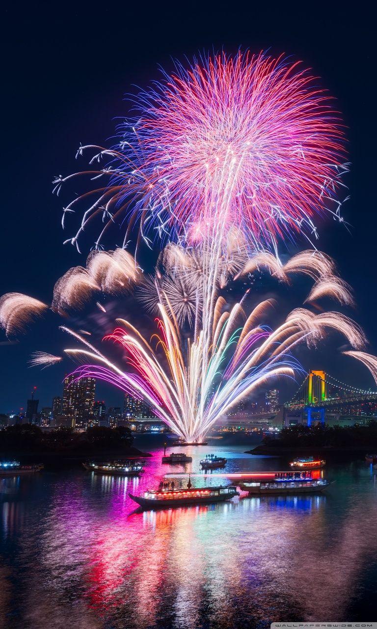 768x1280 Tokyo Fireworks Ultra HD Desktop Background Wallpaper for 4K UHD TV : Widescreen & UltraWide Desktop & Laptop : Tablet