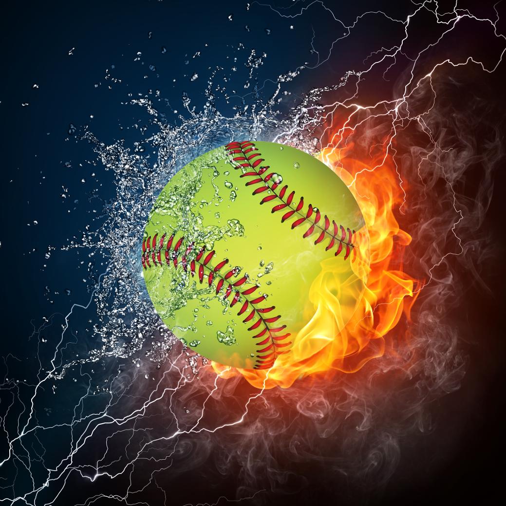 1039x1039 Cool Softball Wallpaper