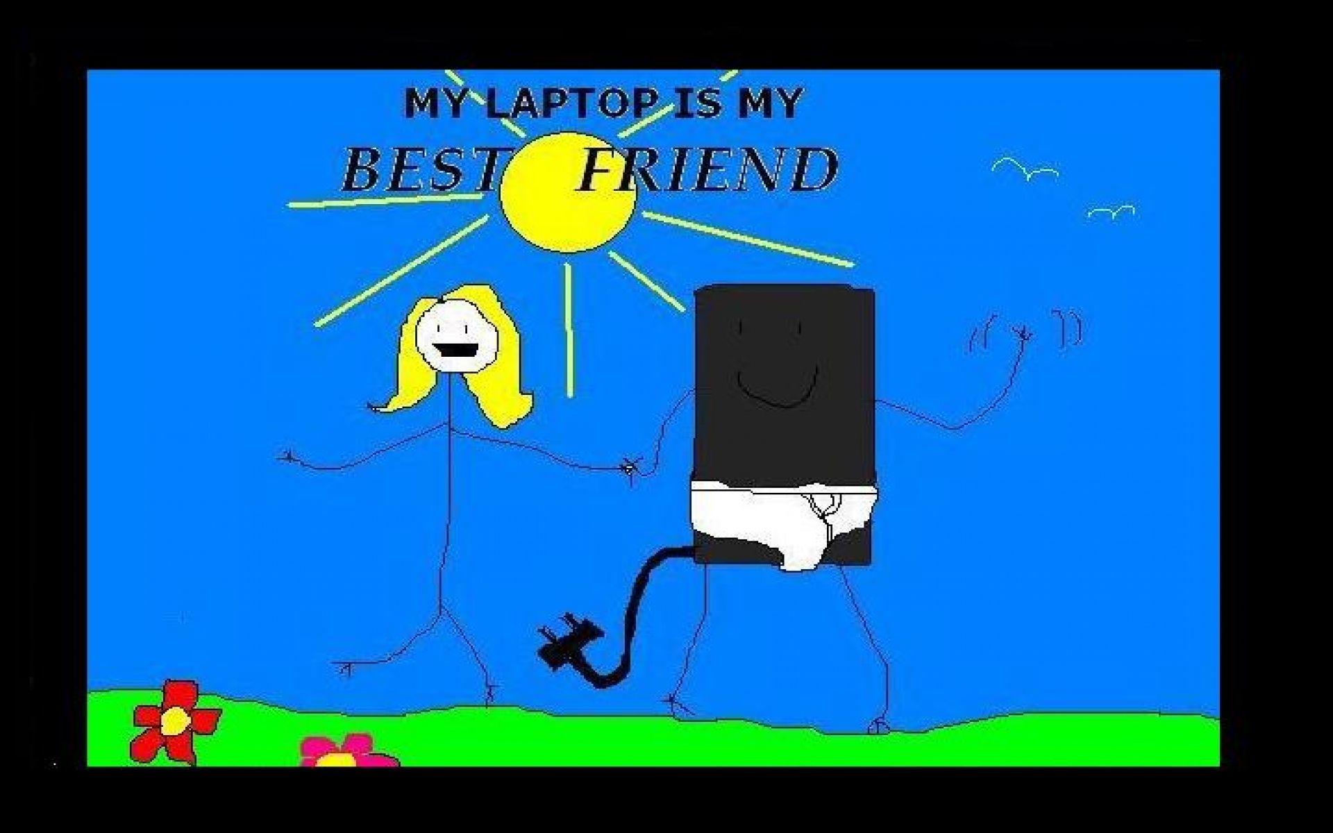 1920x1200 Best Friend Laptop. weird desktop wallpaper
