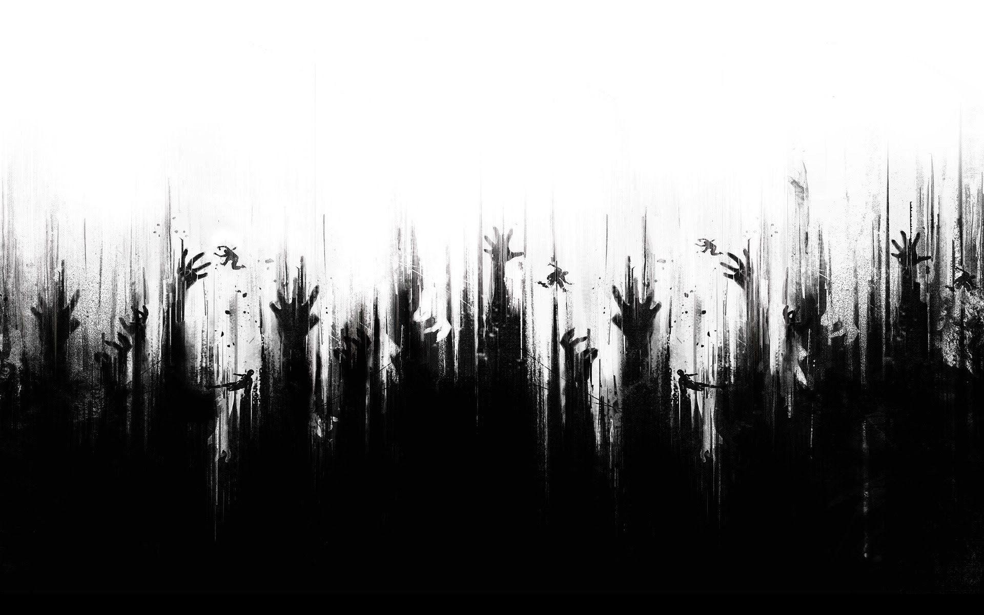 Creepy Black And White Wallpapers Top Free Creepy Black And White Backgrounds Wallpaperaccess