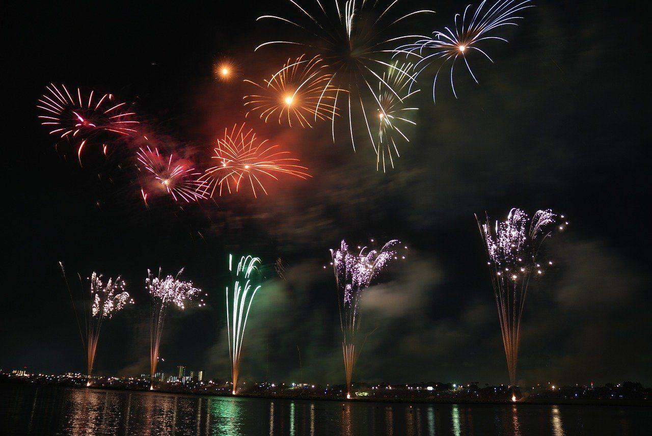 1280x856 Fireworks Colorful Sky