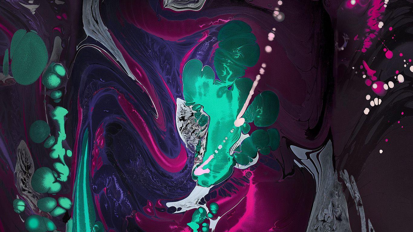 1366x768 wallpaper for desktop, laptop. ipad paint weird apple art